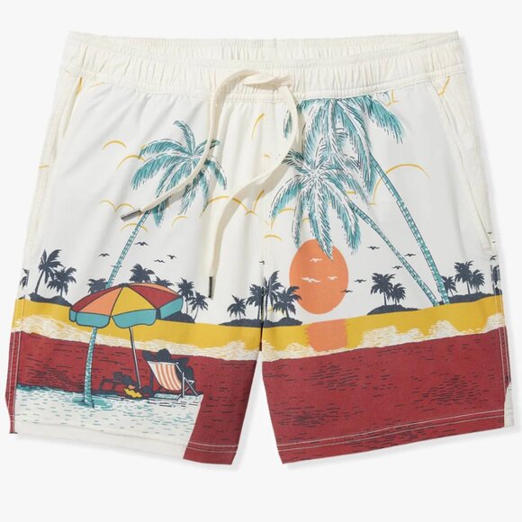 Fair Harbor Other - NWT Fair Harbor Men's Small (S) Bungalow Short Bathing Suit, Beach Sunset
